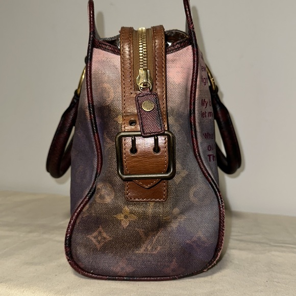 Louis Vuitton Richard Prince Graduate Jokes Bag Boston satchel tote - Picture 7 of 15